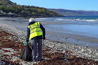 Glenarm beach clean 2016