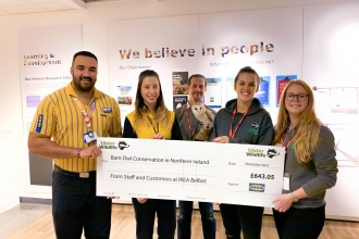 IKEA staff and customers raise £643 for barn owl conservation