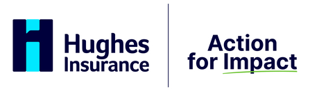 Hughes Insurance / Action for Impact logo