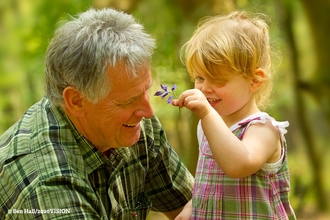 Grandad with child 