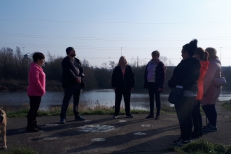 Winter wellness walk at Bog Meadows Nature Reserve