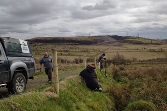 Fence repairs at Slievenacloy Nature Reserve