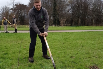 Aaron tree planting 