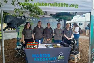 Jessica Mather at a marine engagement event 