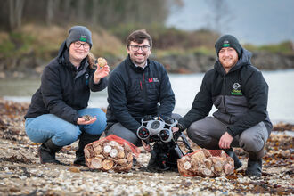 Oyster deployment launch at Belfast Lough 