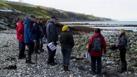 Shore search Survey at Ballygally