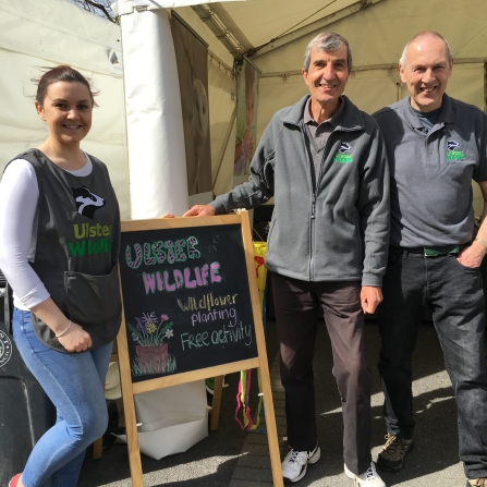 David Gibson (centre), Fundraising Volunteer