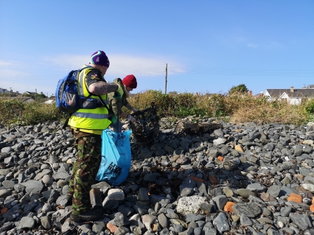 Busy Beach Cleaners