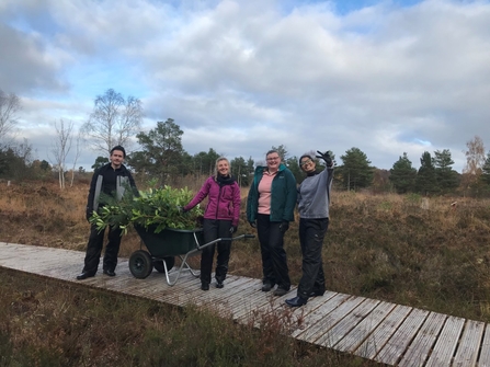 LNLP Volunteers at Peatlands Park