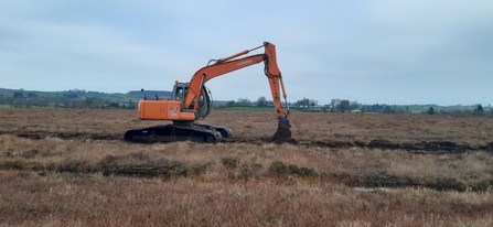 Restoration works at Glenullin Bog