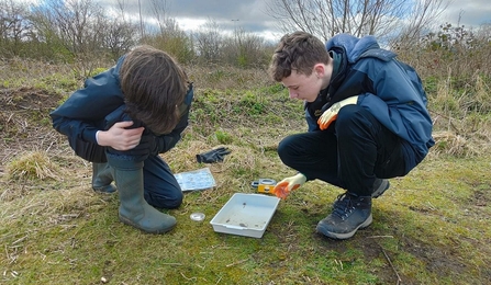 Youth volunteer group at Bog Meadows