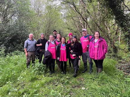 Volunteers from Energia at Ballynahone Bog