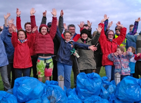 Beach Clean Ramore April 2017