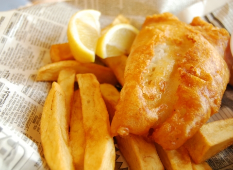 Fish and chips (c) Learning Lark